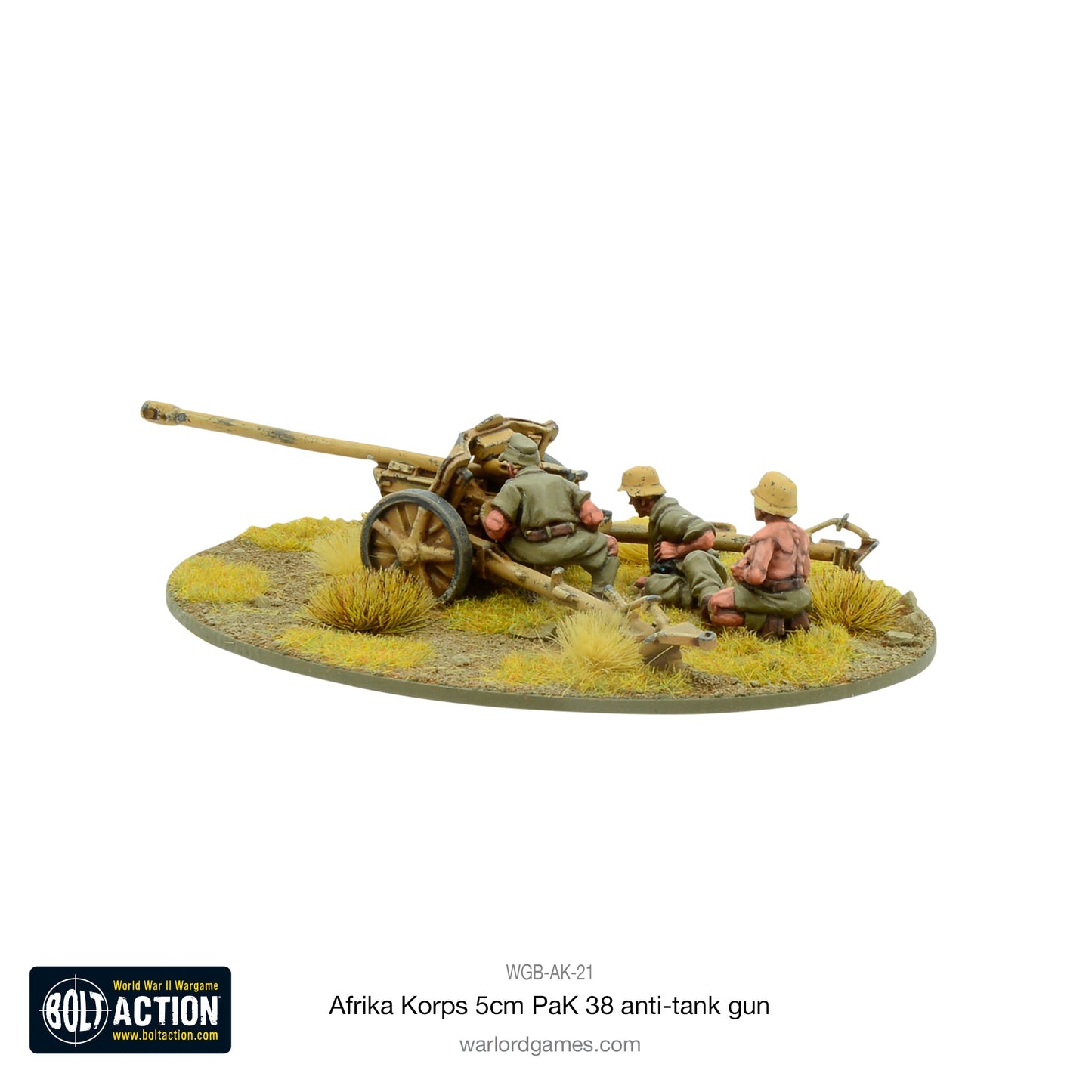 German Afrika Korps Pak 38 ATG - Bolt Action
