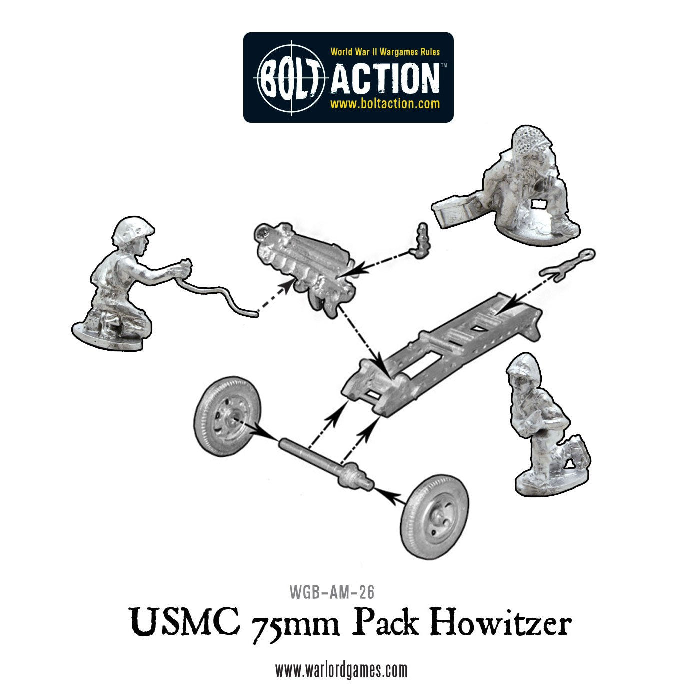 US Marine 75mm Light Howitzer - Bolt Action