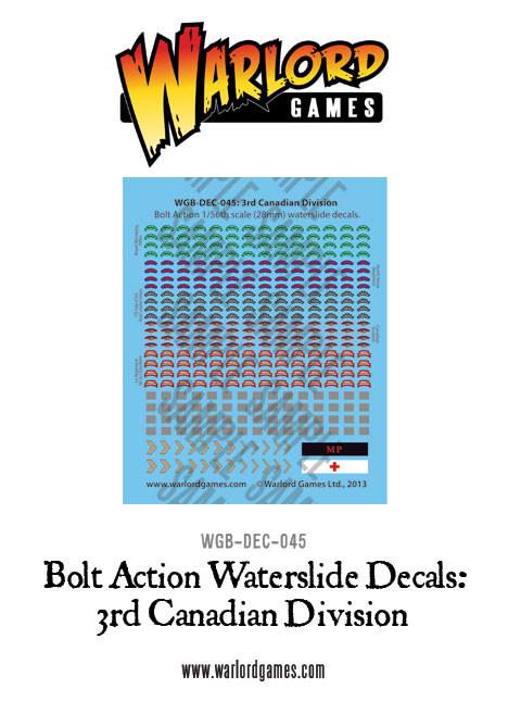 Canadian 3rd Division Transfer - Bolt Action Decals