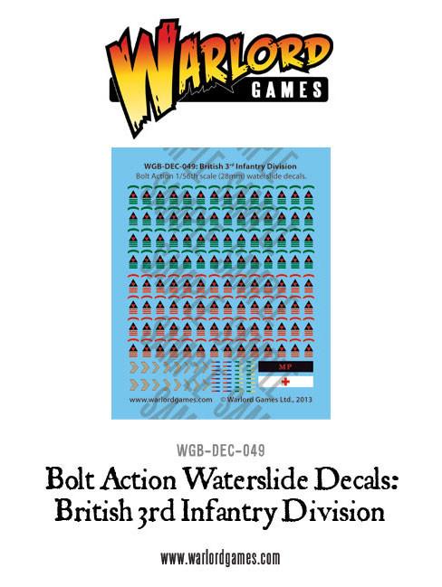 British 3rd Infantry Division - Bolt Action Decals