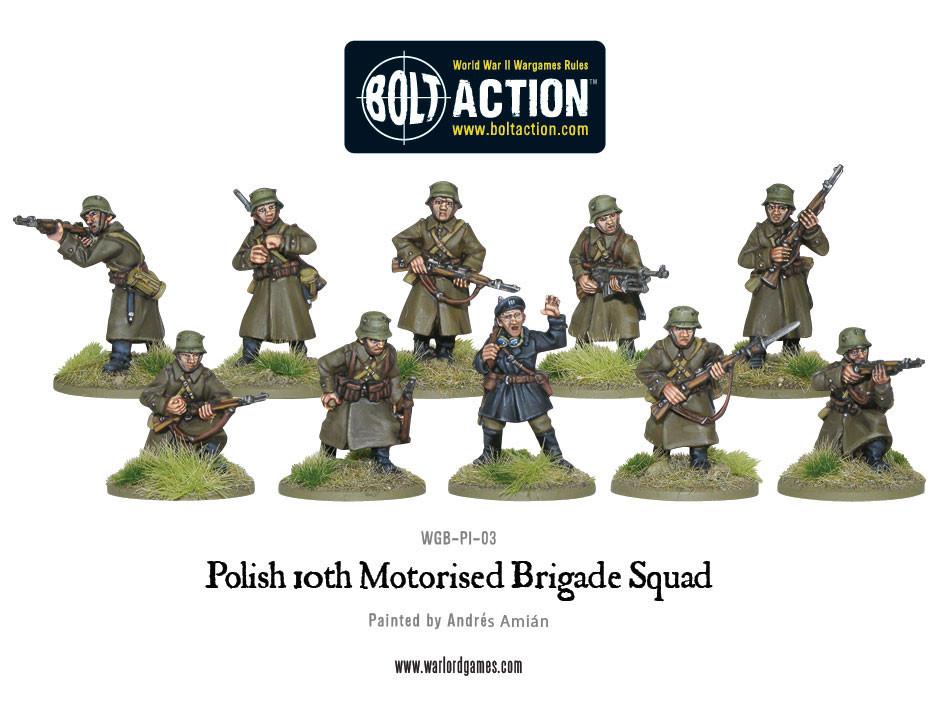 Polish 10th Motorised Brigade Squad - Bolt Action