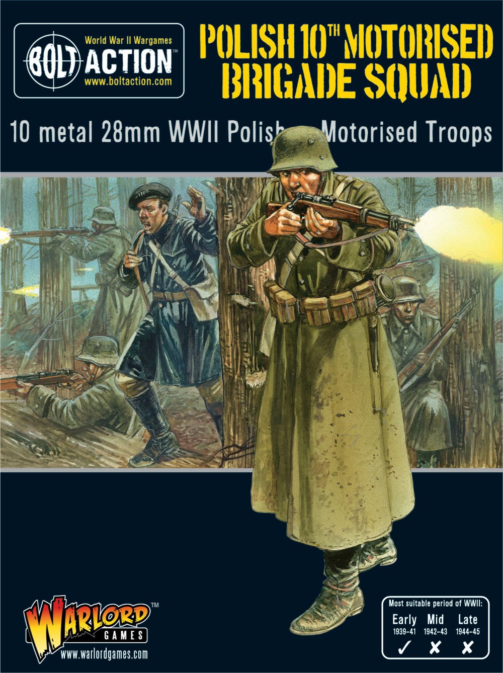 Polish 10th Motorised Brigade Squad - Bolt Action