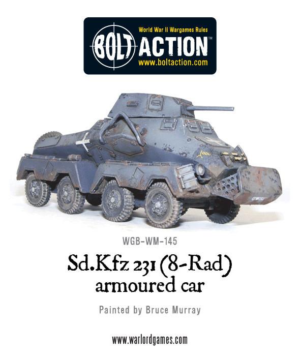 German Sd.Kfz 231 (8-Rad) Armoured Car - Bolt Action