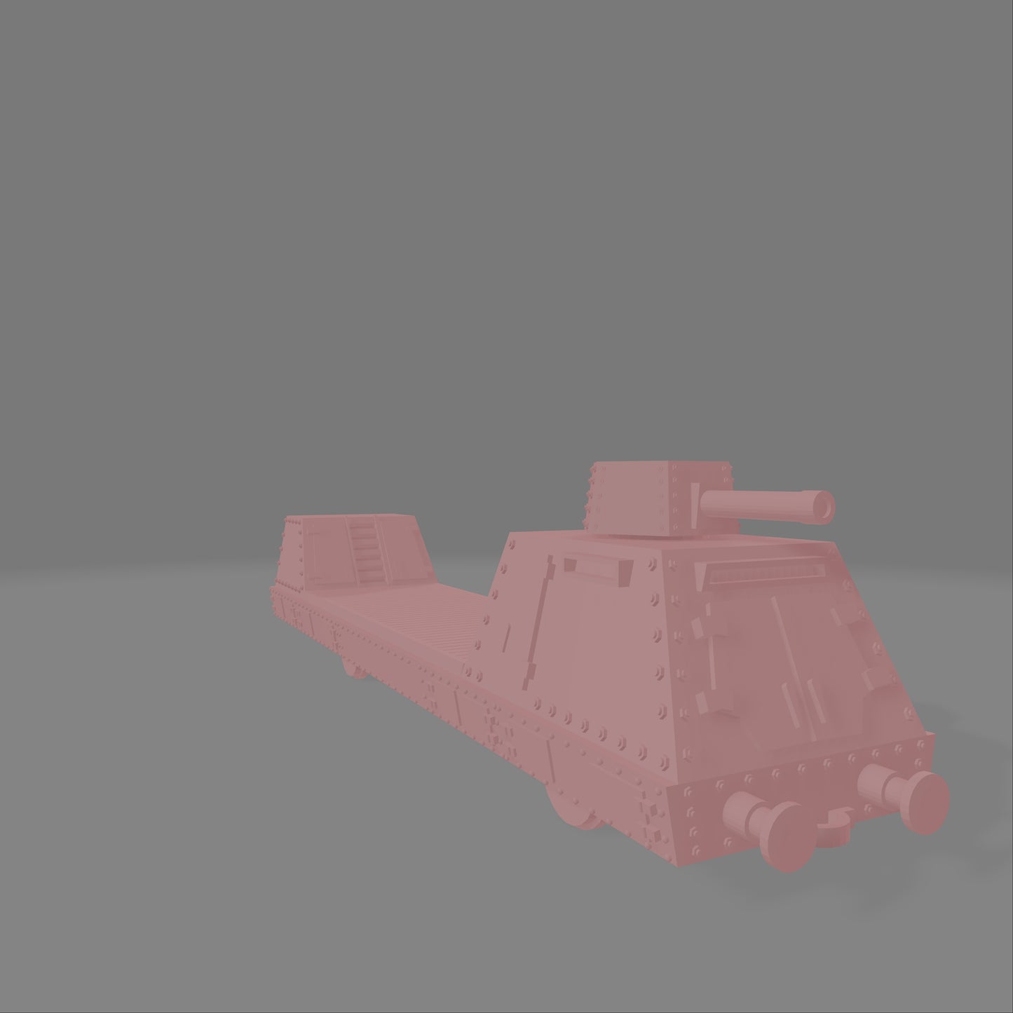 Armored Train Trailer Cart - Commissioned