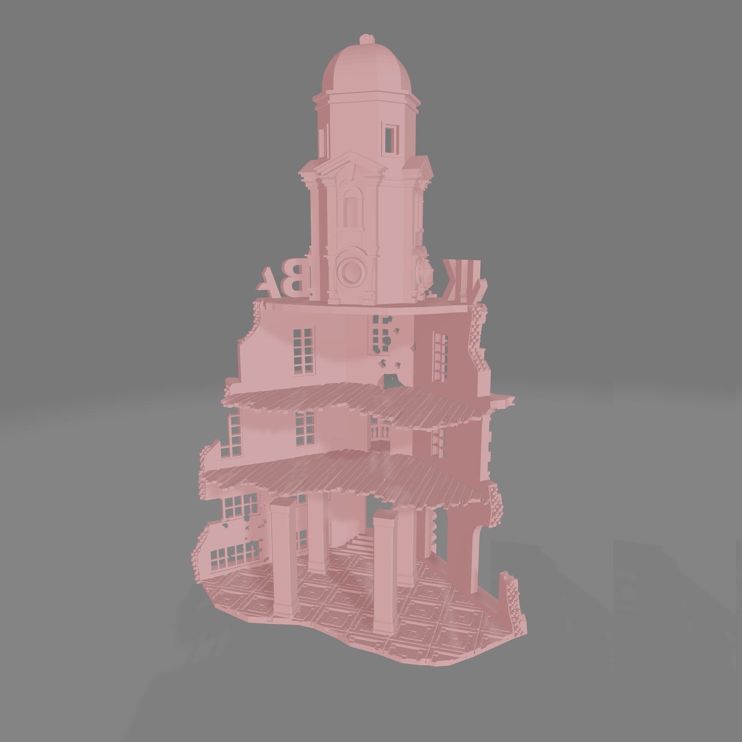 Burma Bank Ruin - Commissioned