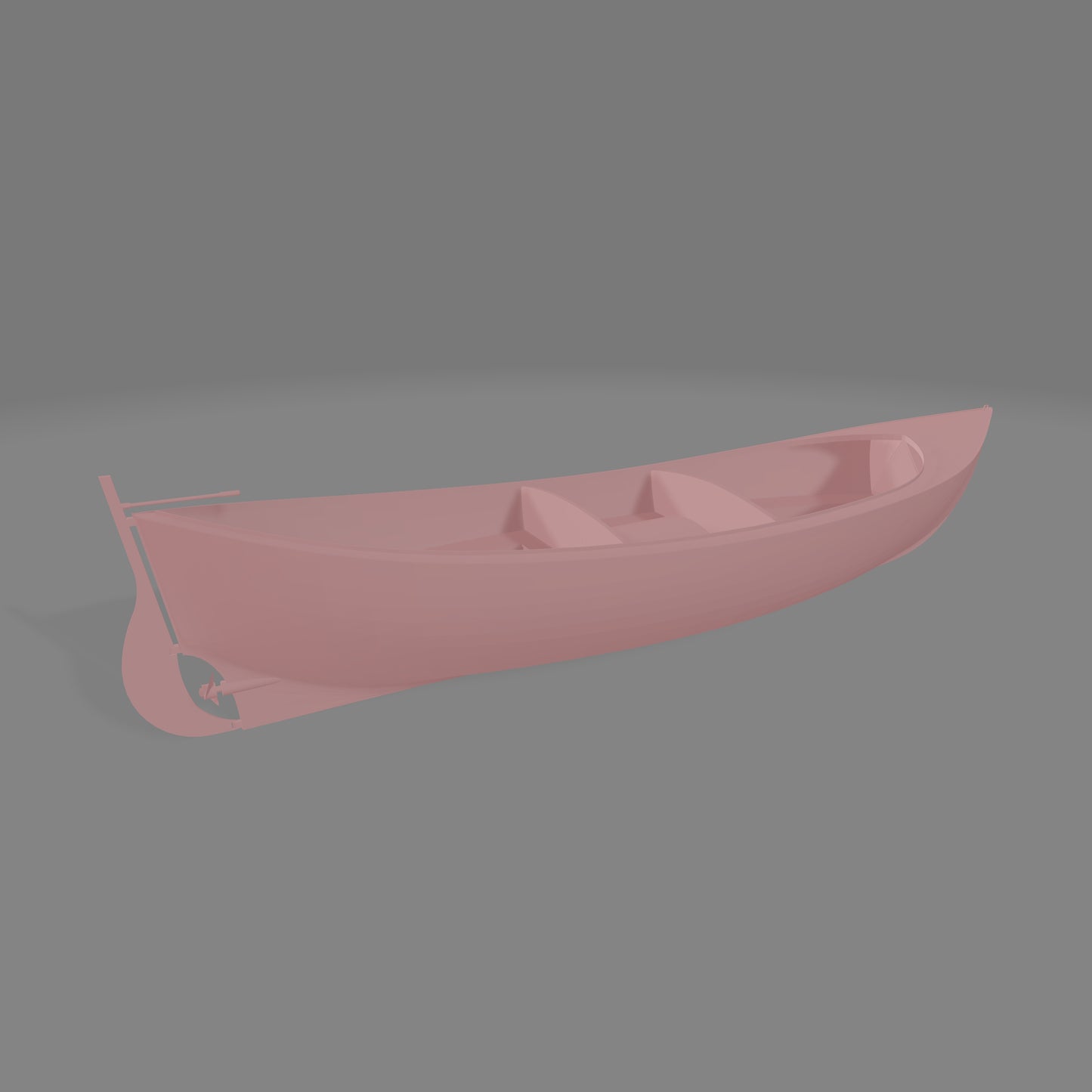 Italian Row Boat #3 w. Hull - Commissioned
