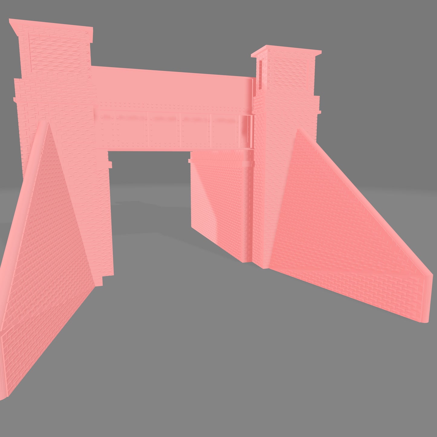 Railroad Brick Bridge Crossing - Commissioned