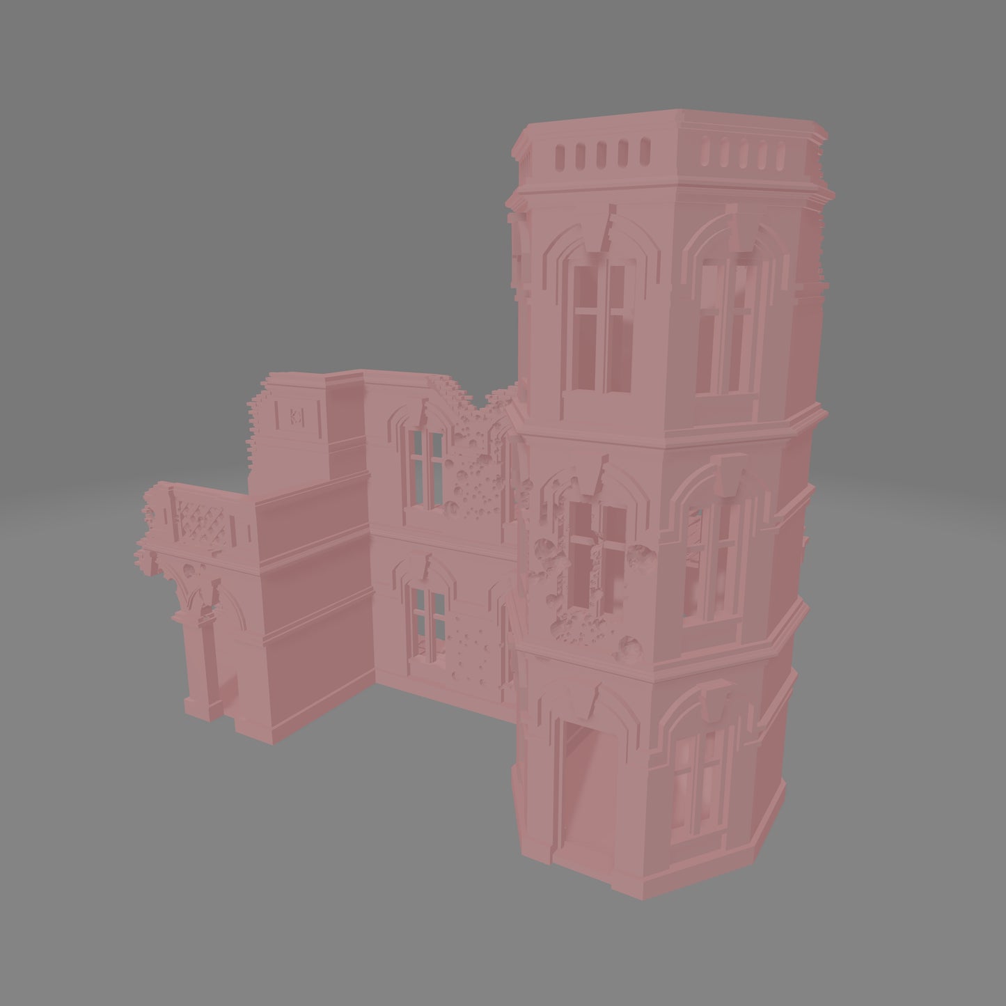 Burma Hotel Ruin - Commissioned