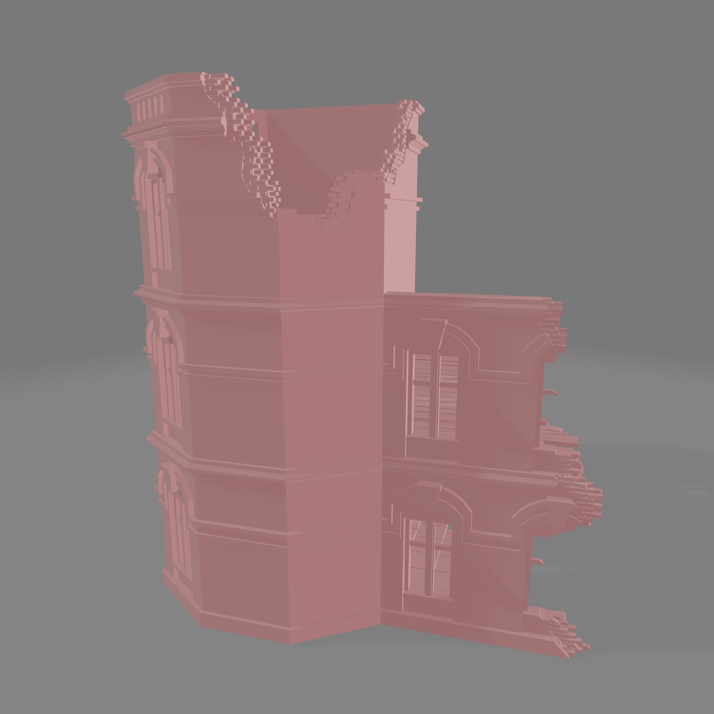 Burma Hotel Ruin - Commissioned