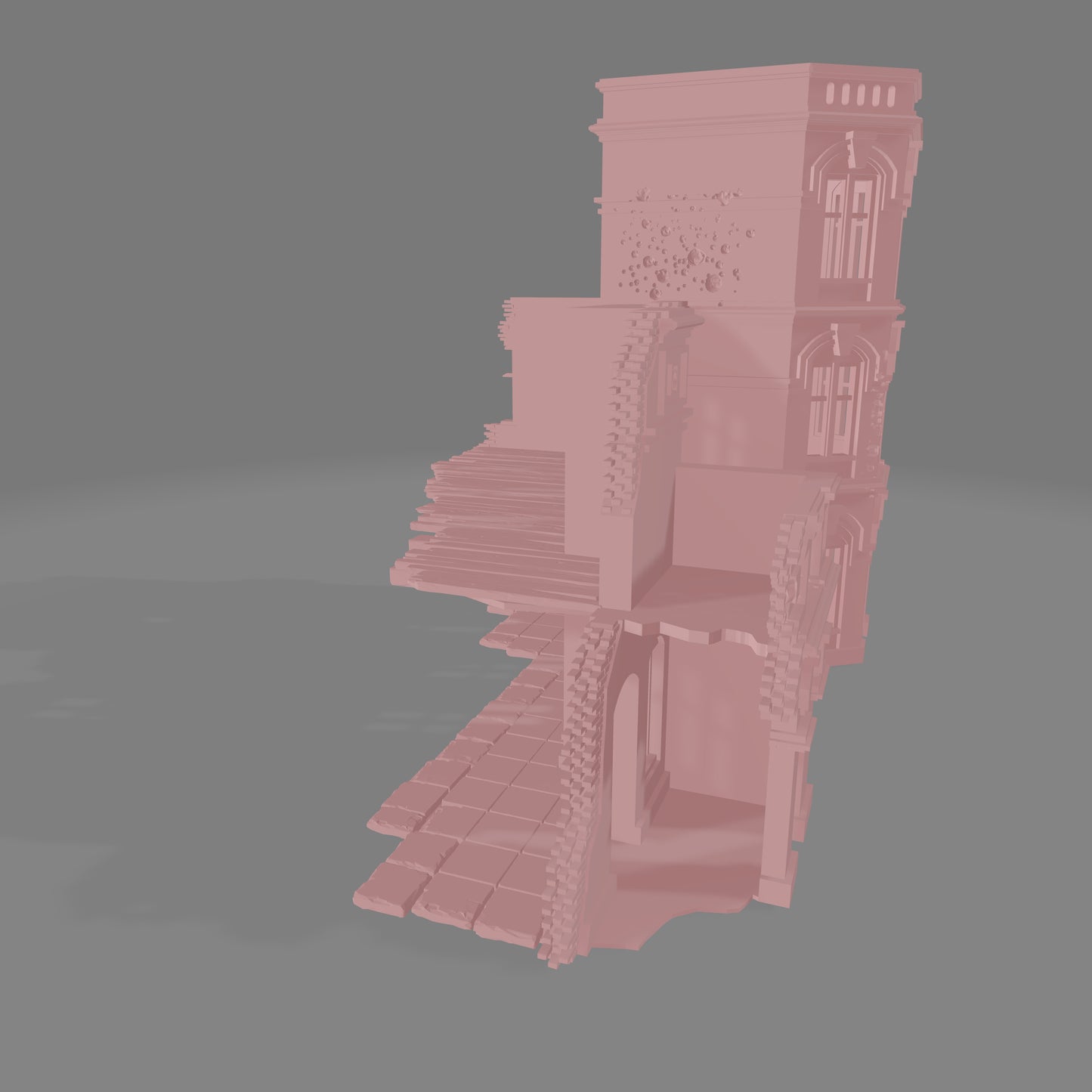 Burma Hotel Ruin - Commissioned