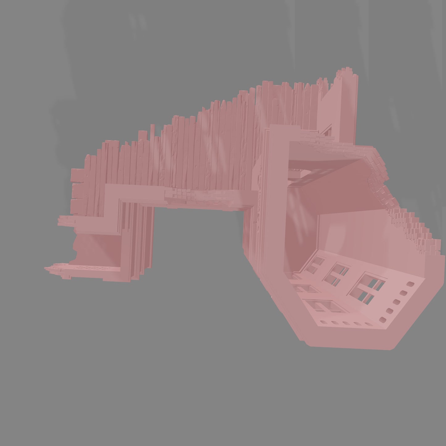 Burma Hotel Ruin - Commissioned