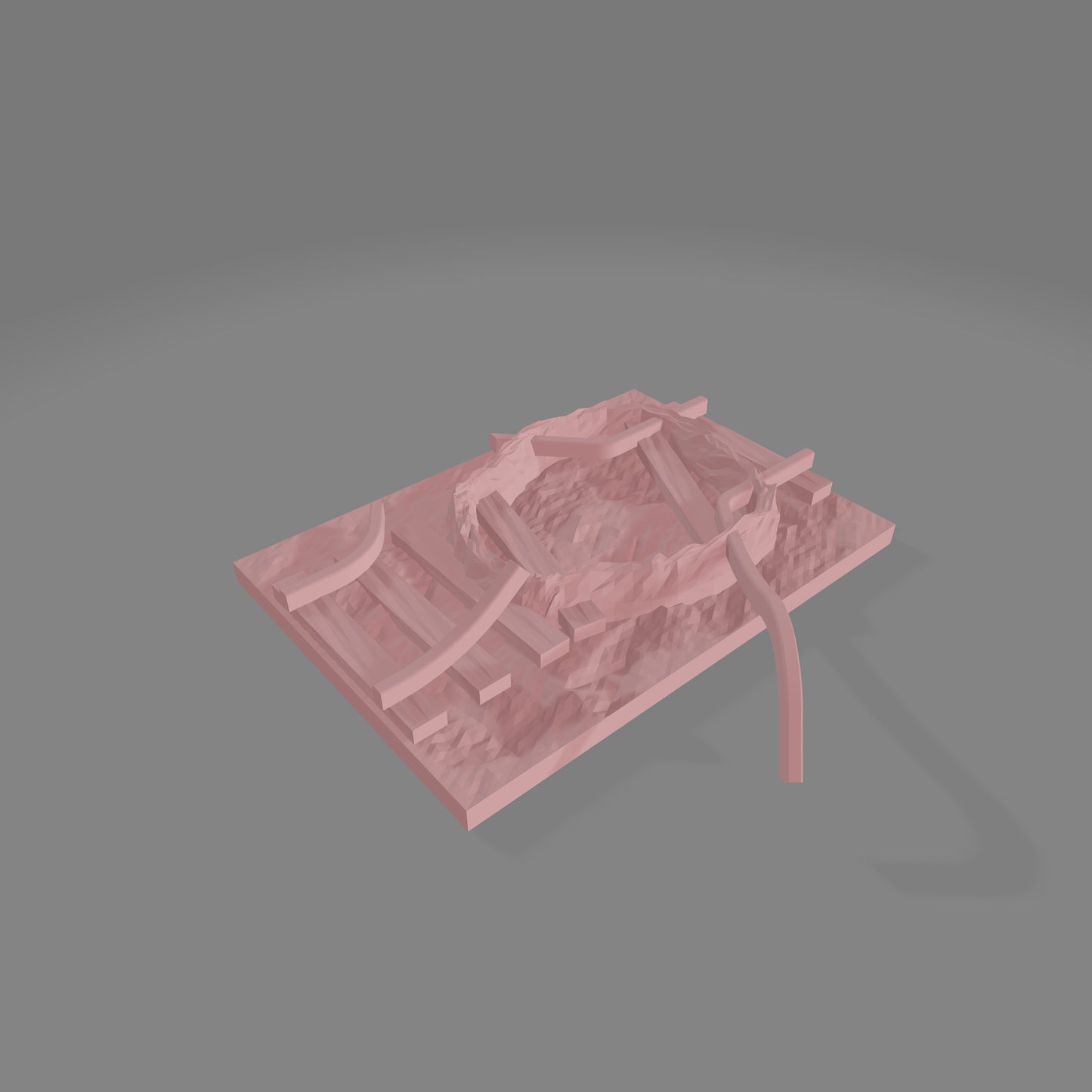 Railroad Damaged - Commissioned