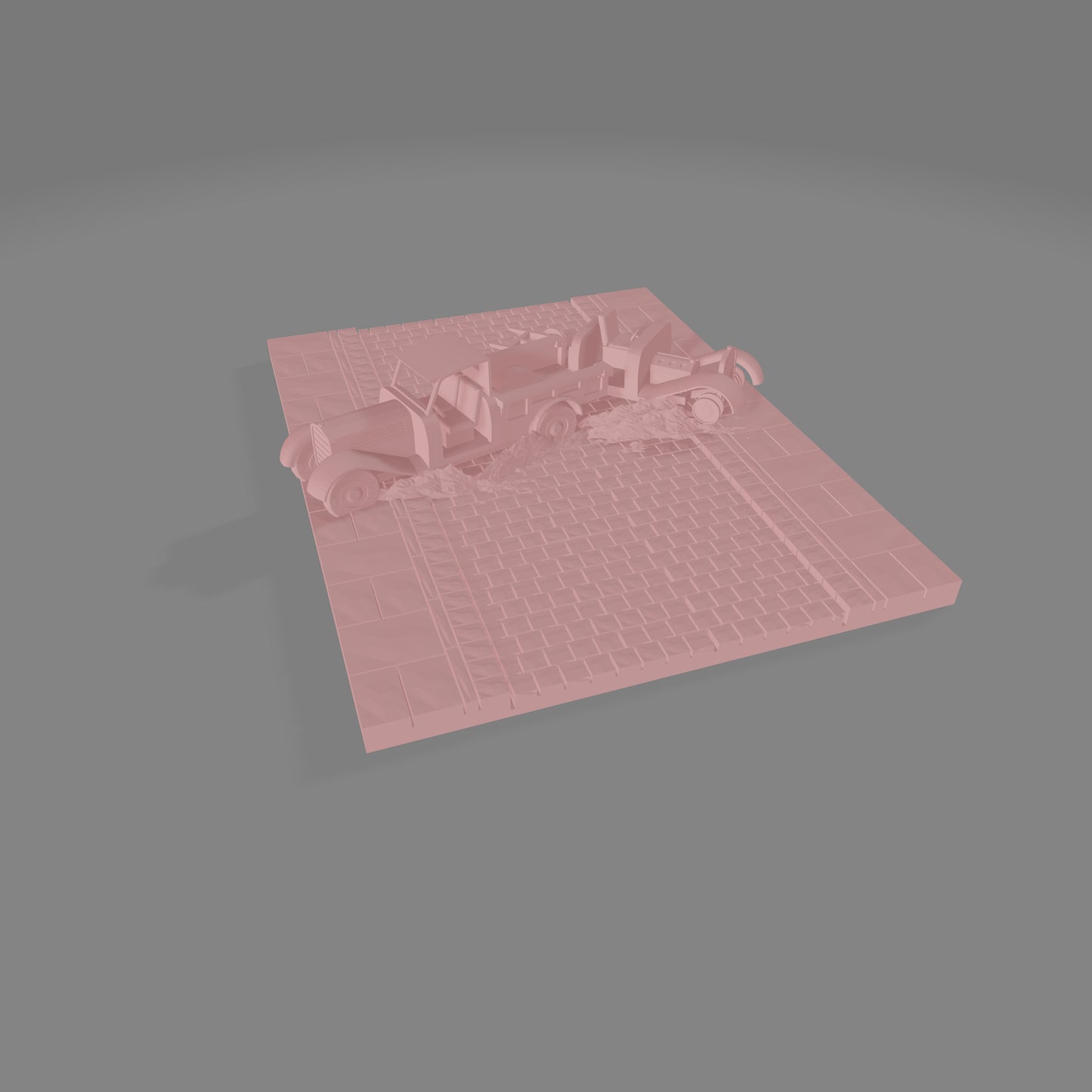 Berlin Road Truck Barricade - Commissioned