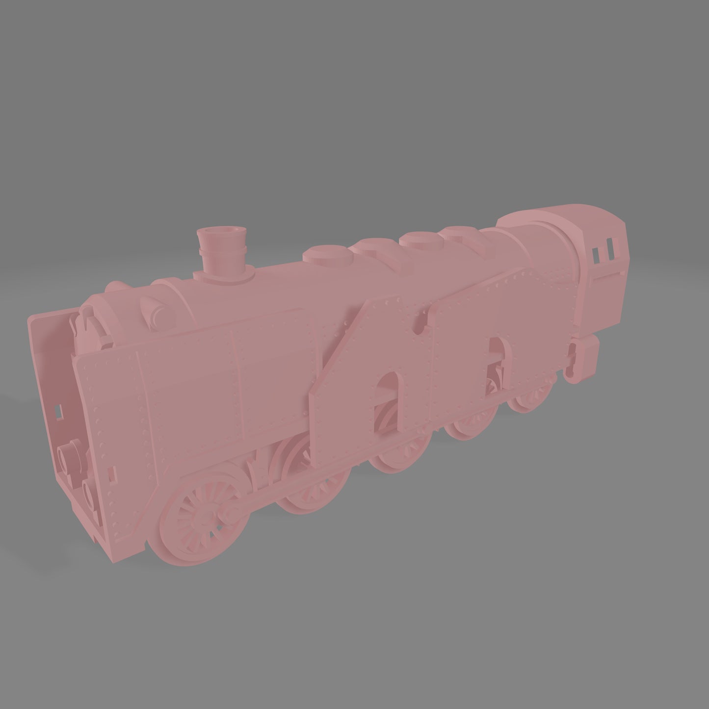 Armored Train Engine Locomotive - Commissioned
