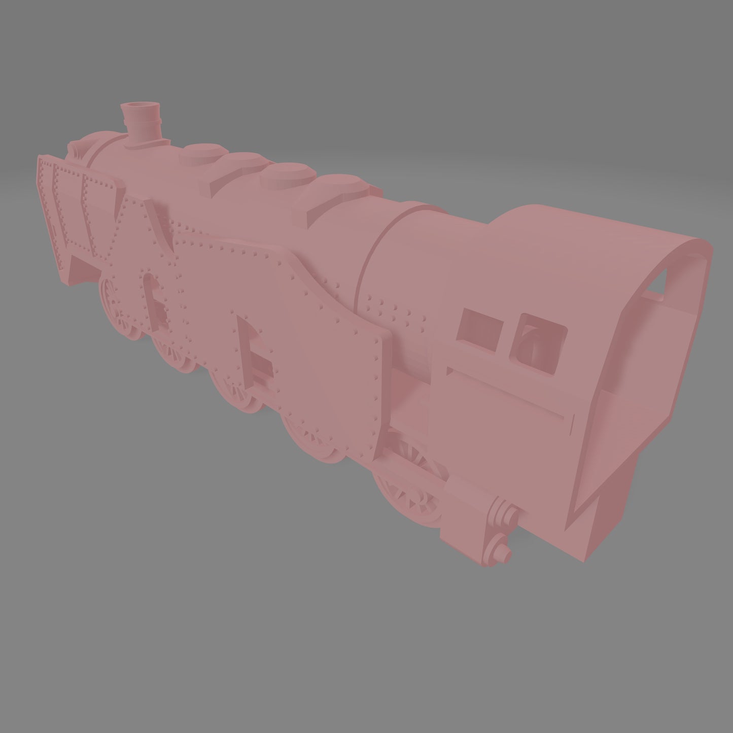 Armored Train Engine Locomotive - Commissioned