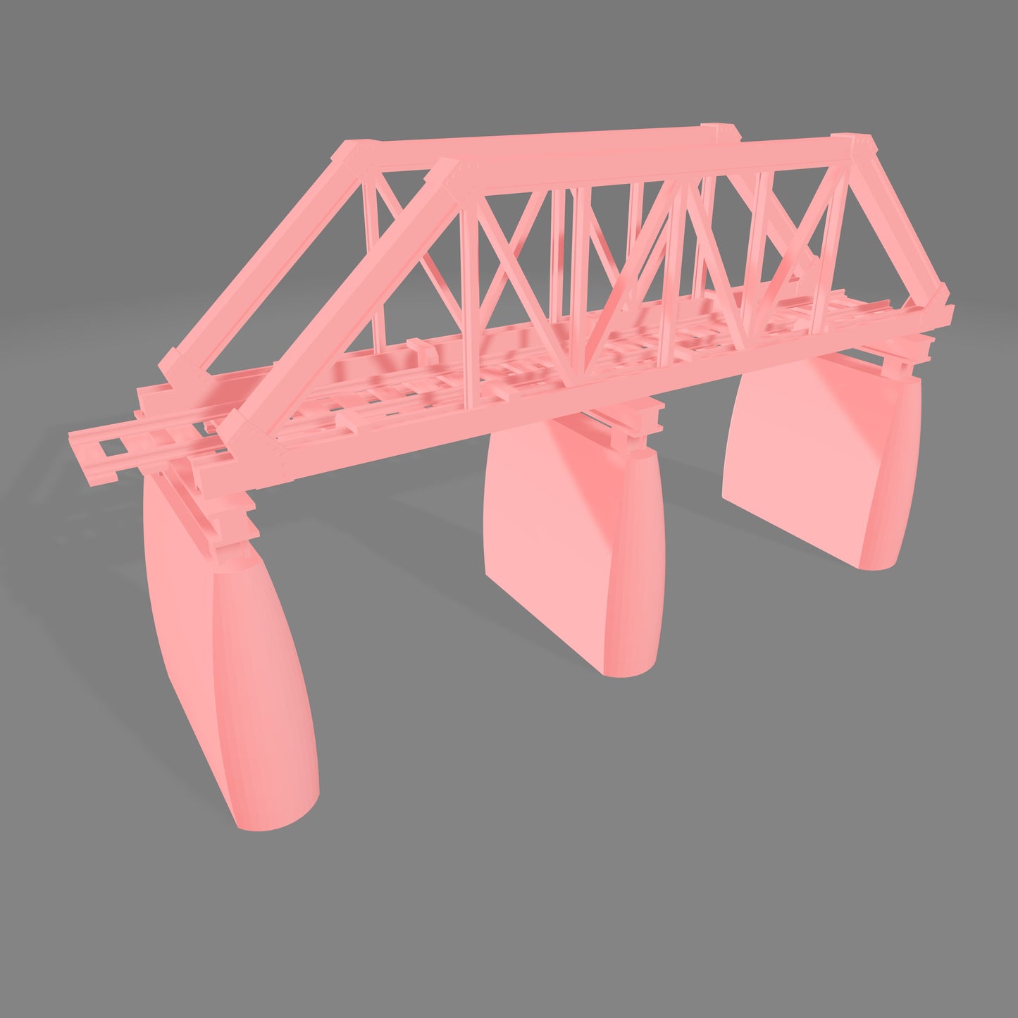 Railroad Girder Bridge Crossing - Commissioned