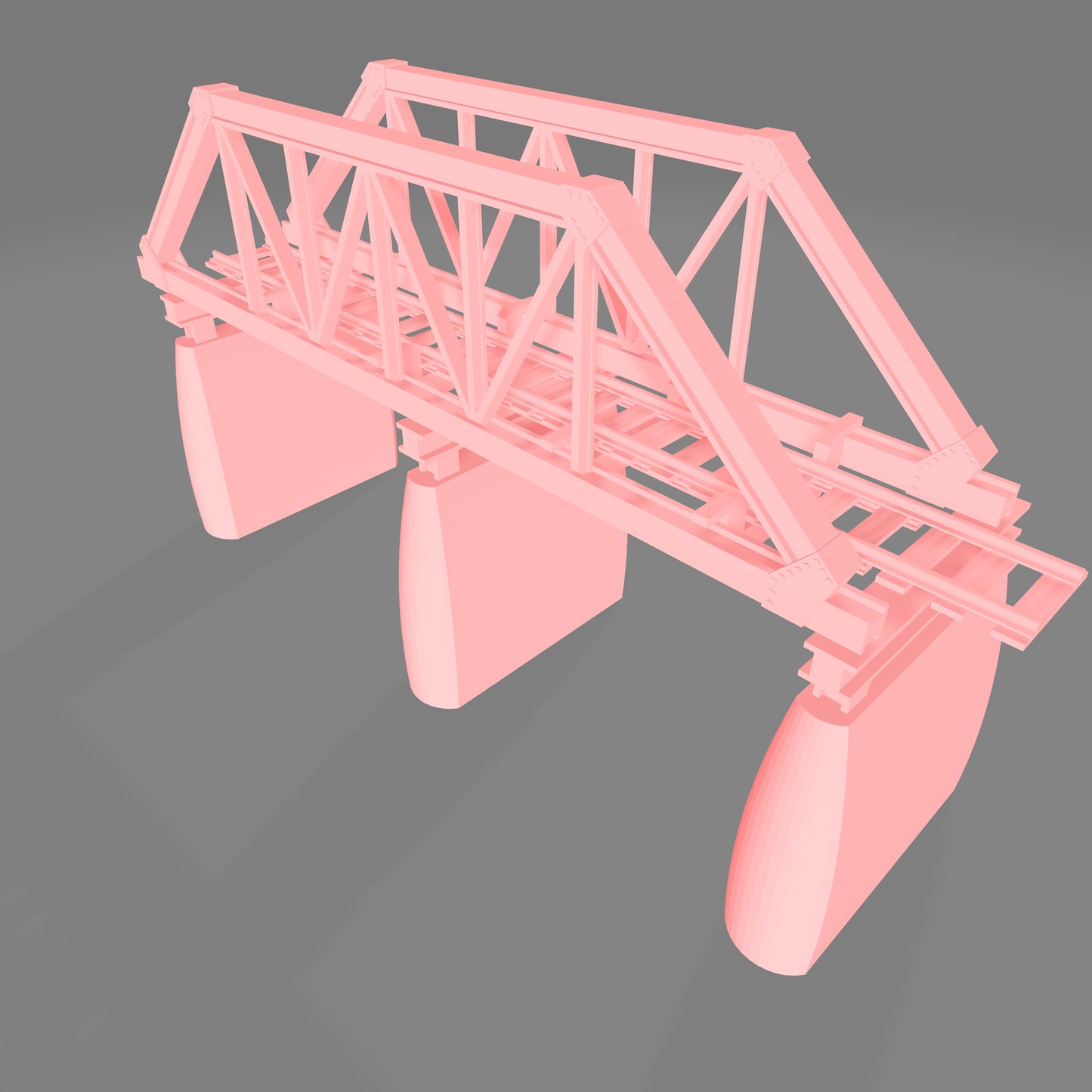 Railroad Girder Bridge Crossing - Commissioned