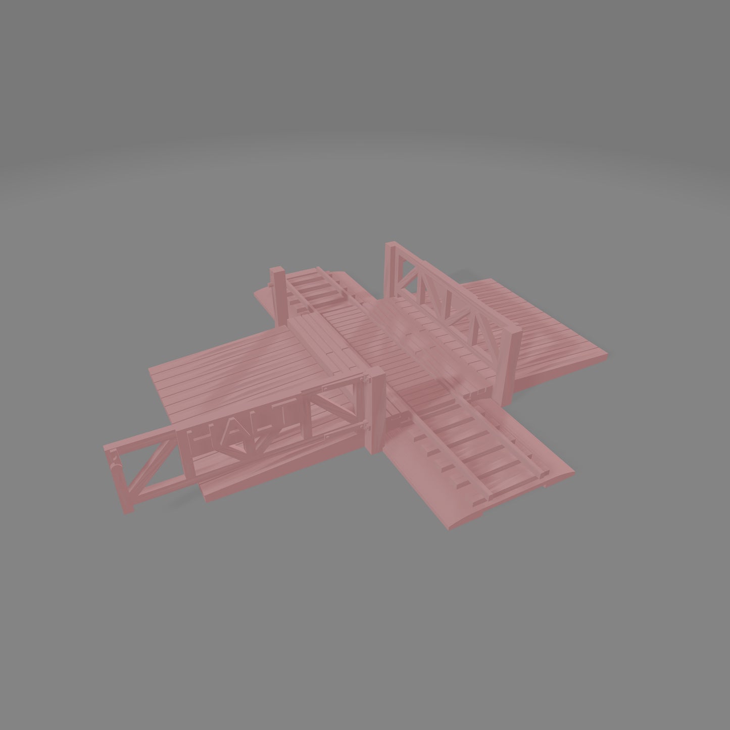 Railroad Level Crossing x1 - Commissioned
