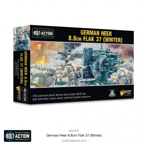German Heer 8.8cm Flak 37 Winter - Bolt Action