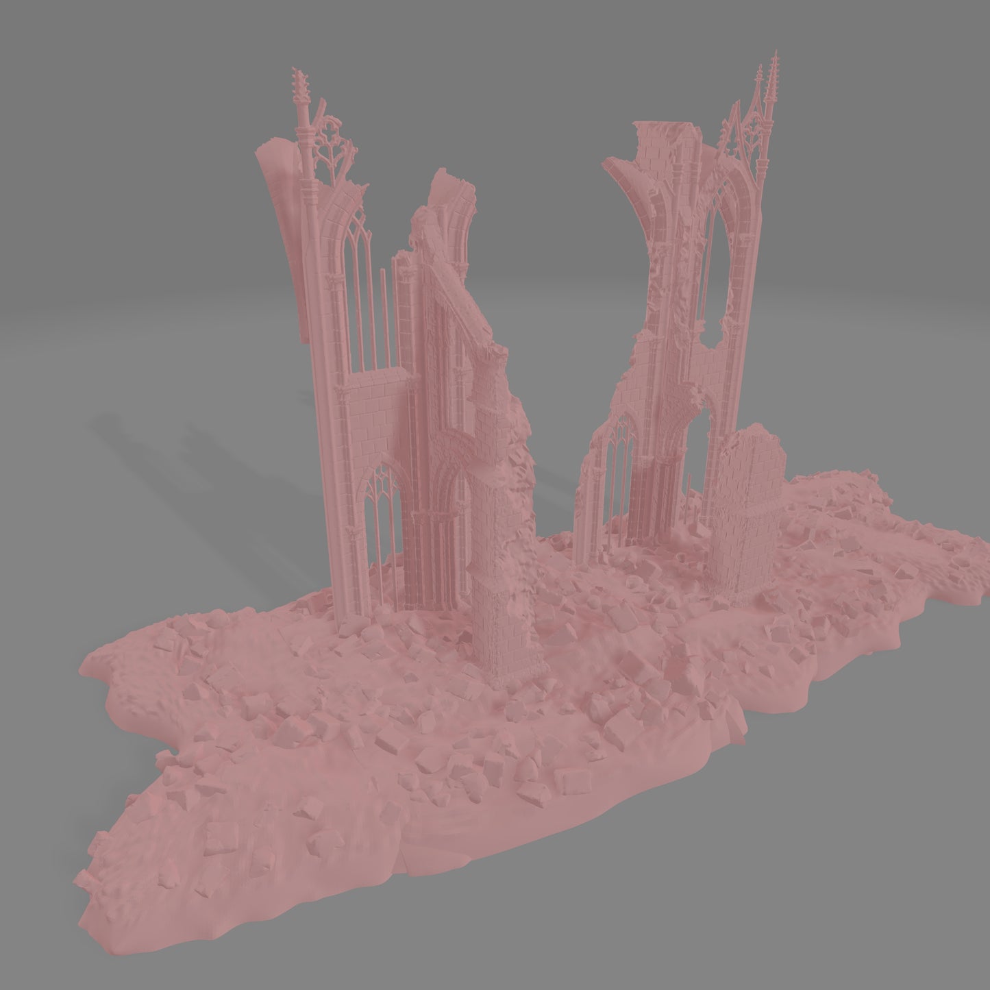 European Cathedral Ruin #6 - Commissioned