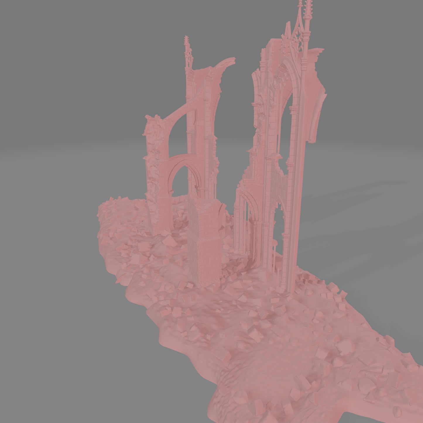 European Cathedral Ruin #6 - Commissioned