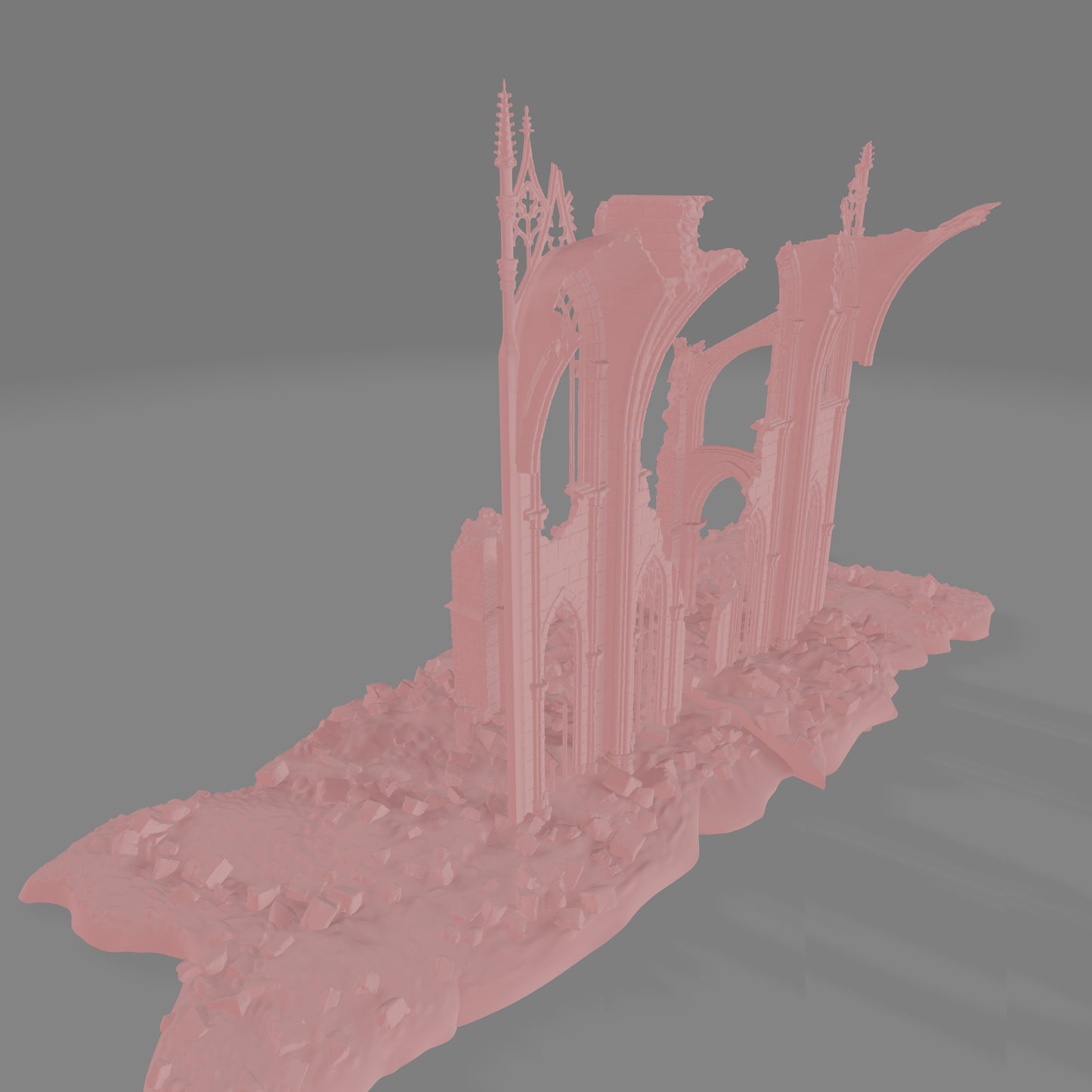 European Cathedral Ruin #6 - Commissioned