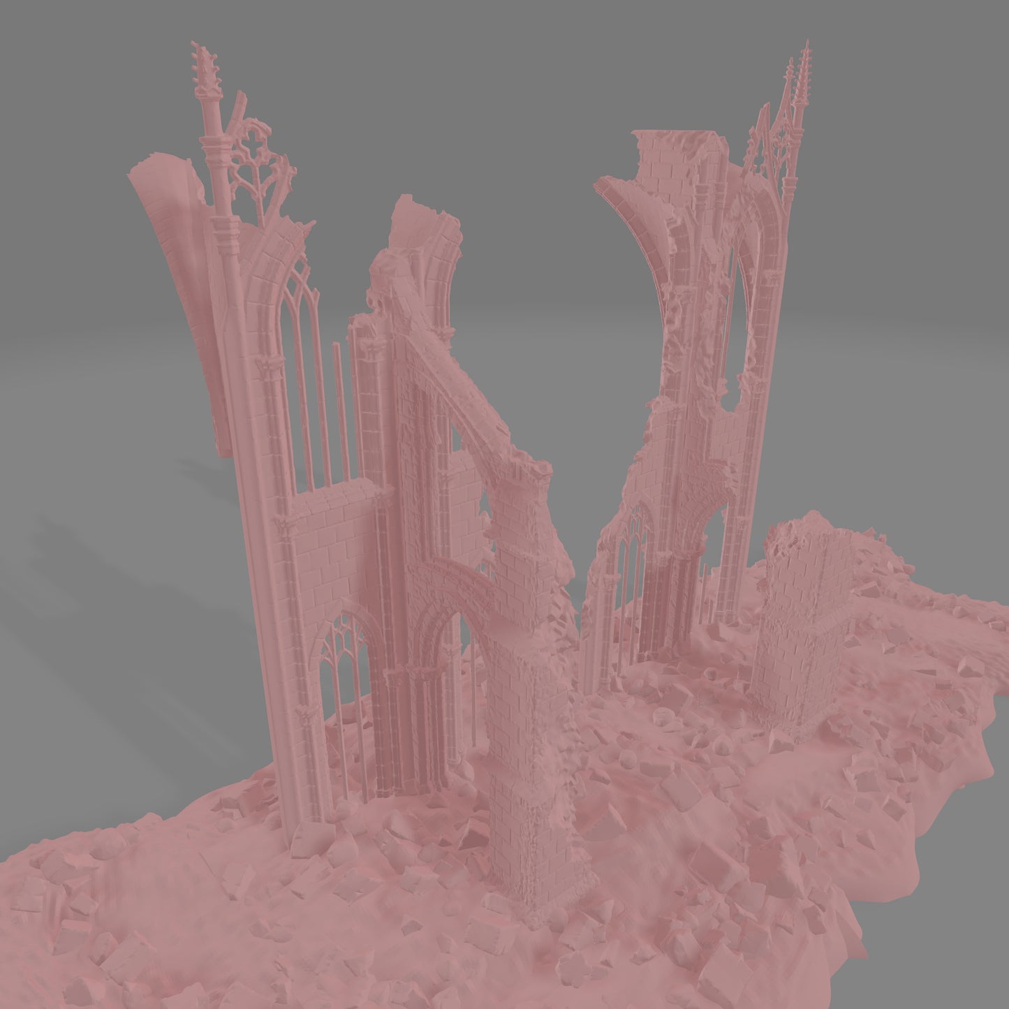 European Cathedral Ruin #6 - Commissioned