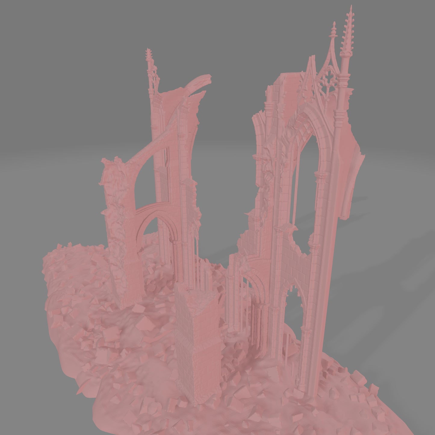 European Cathedral Ruin #6 - Commissioned