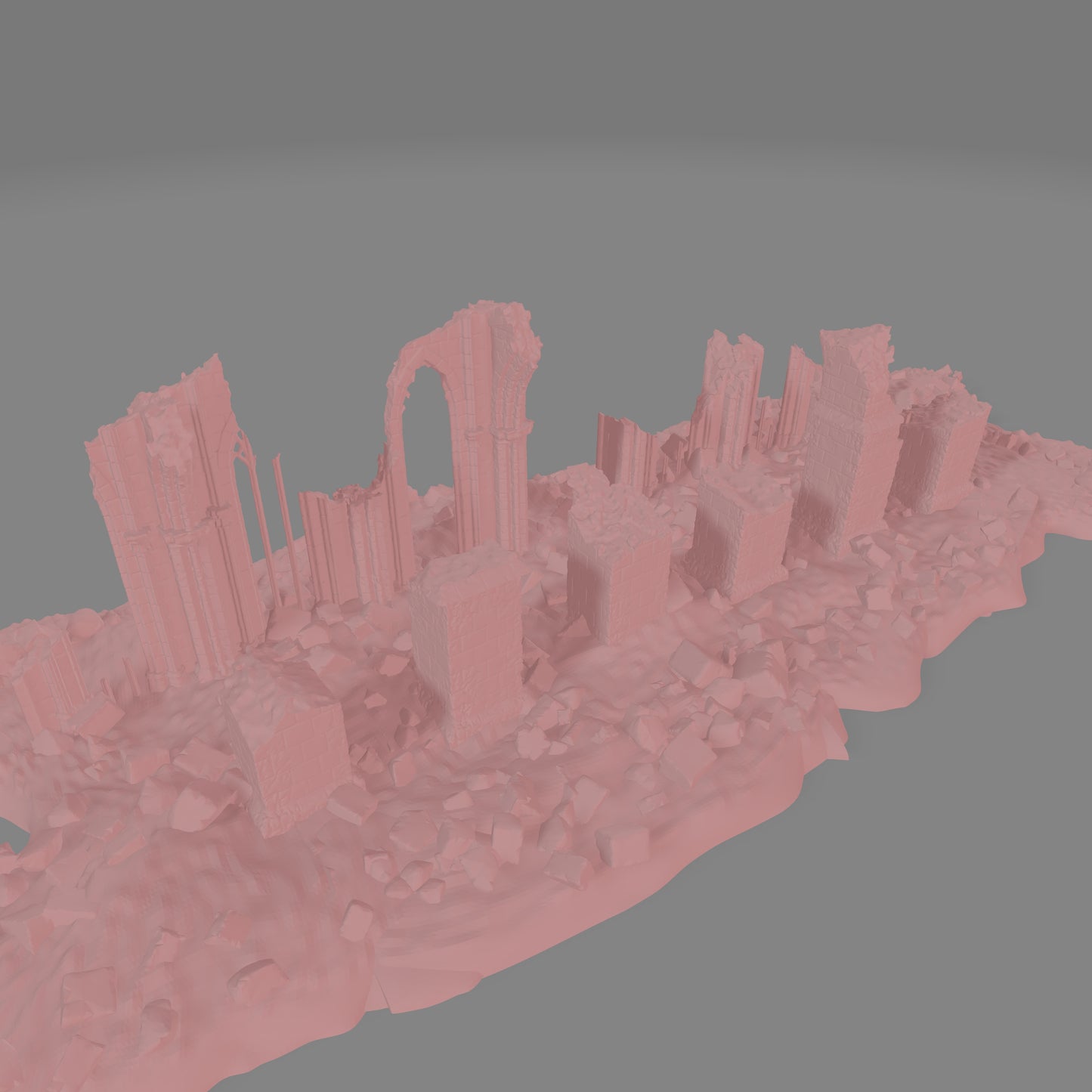 European Cathedral Ruin #7 - Commissioned