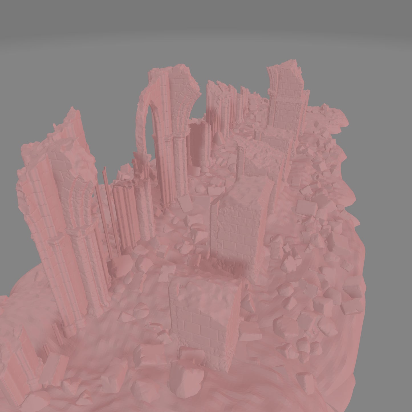 European Cathedral Ruin #7 - Commissioned