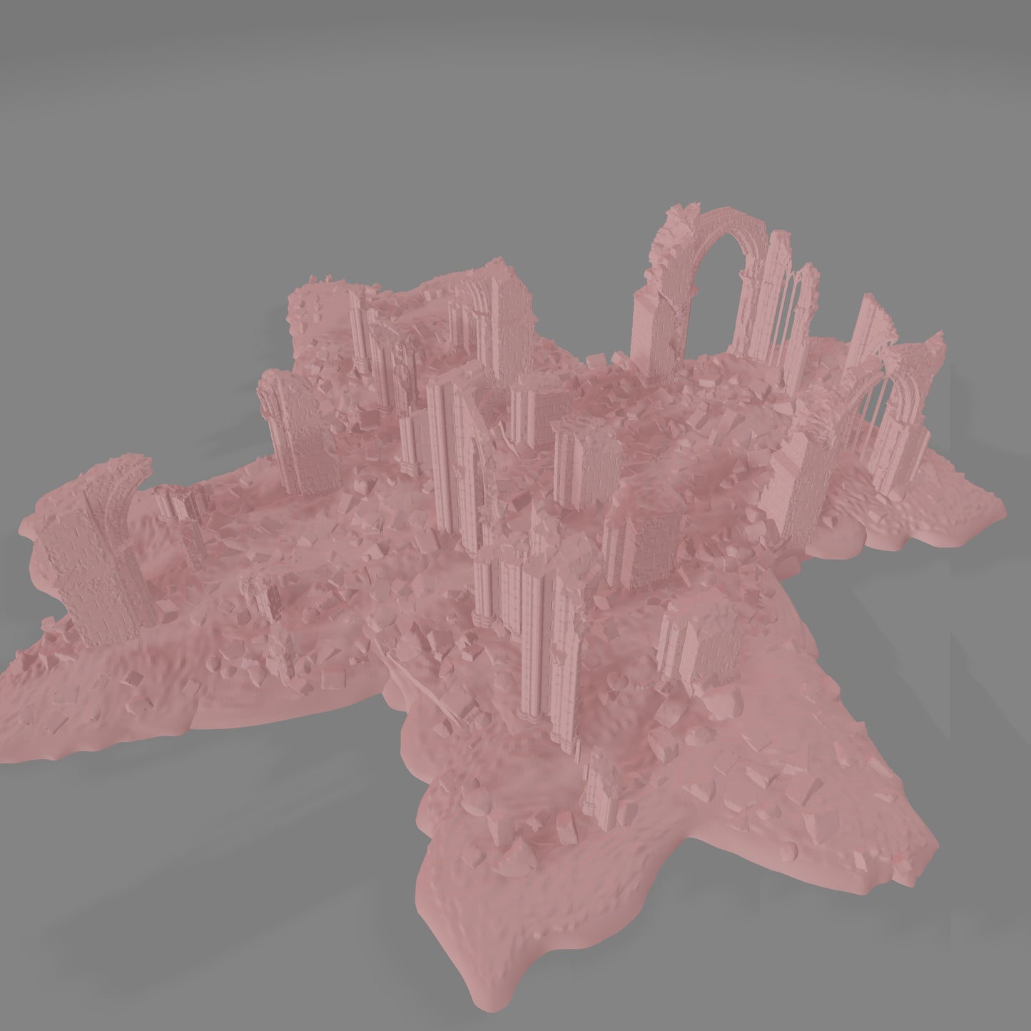 European Cathedral Ruin #8 - Commissioned
