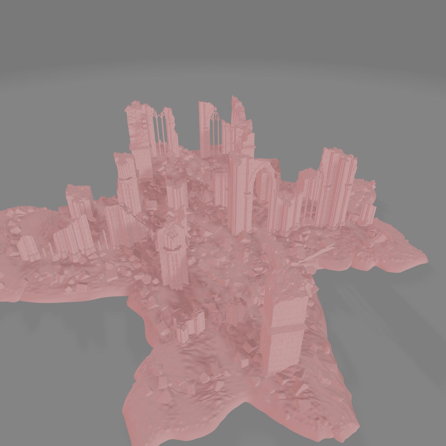 European Cathedral Ruin #8 - Commissioned