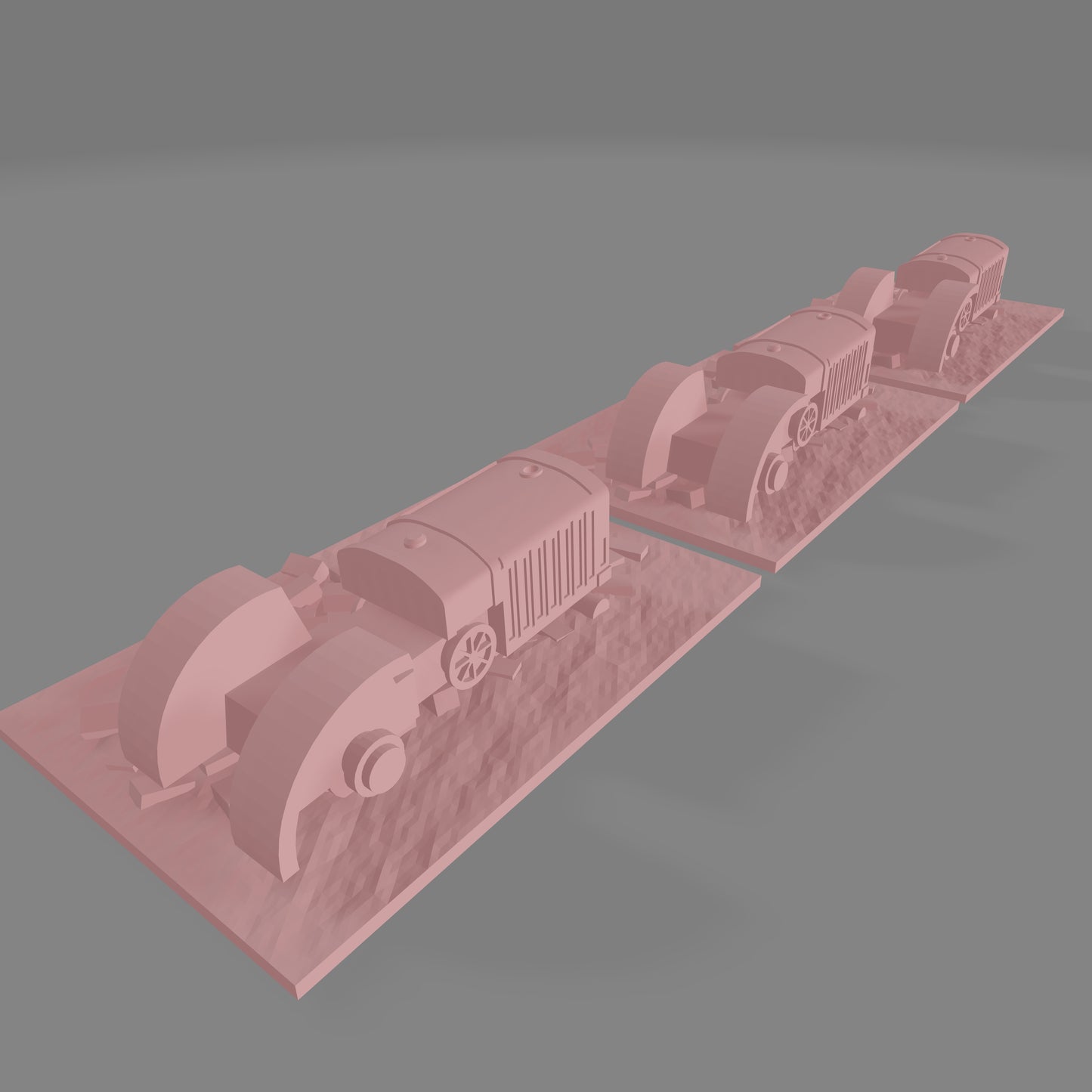 Leningrad Tractor Factory Rubble 1 x3 - Commissioned