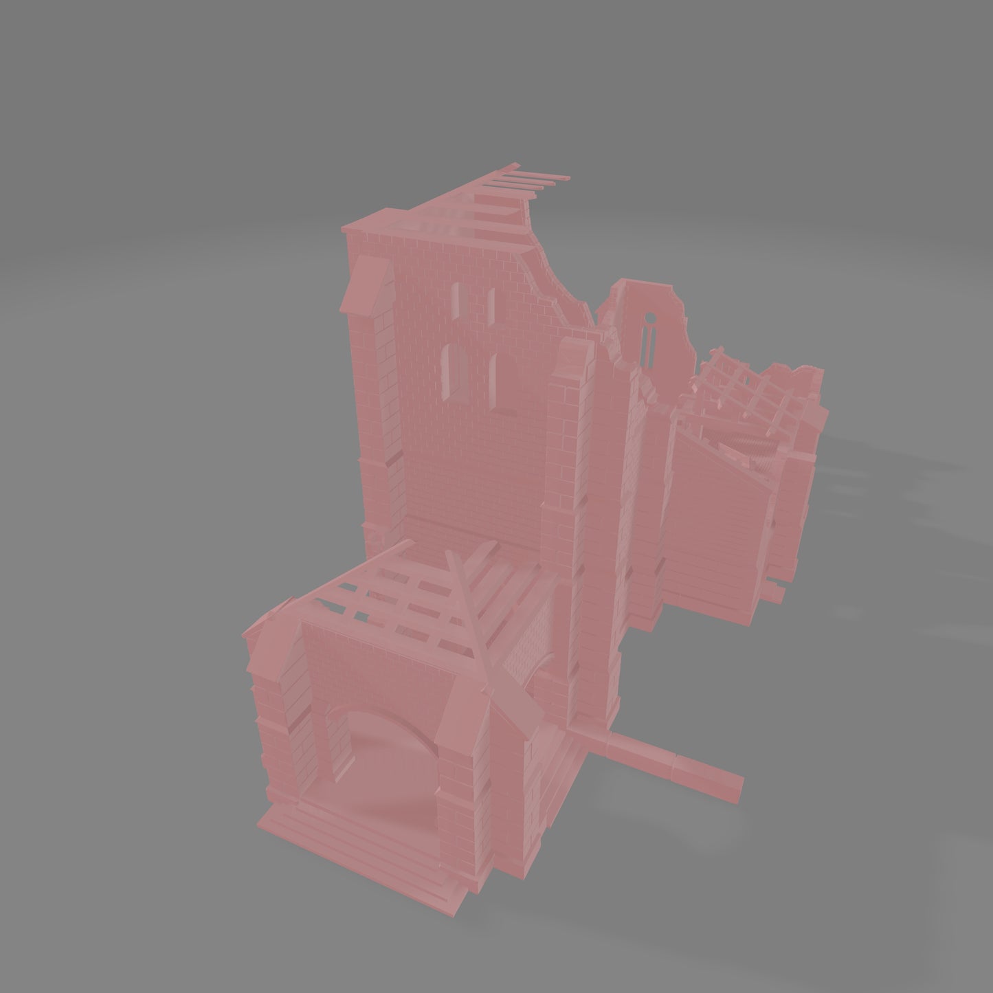 Italian Church Ruin - Commissioned