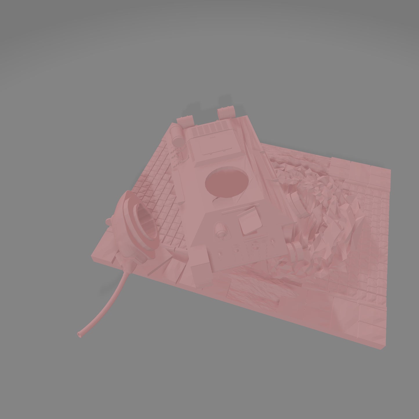 Damaged T34 Section - Commissioned