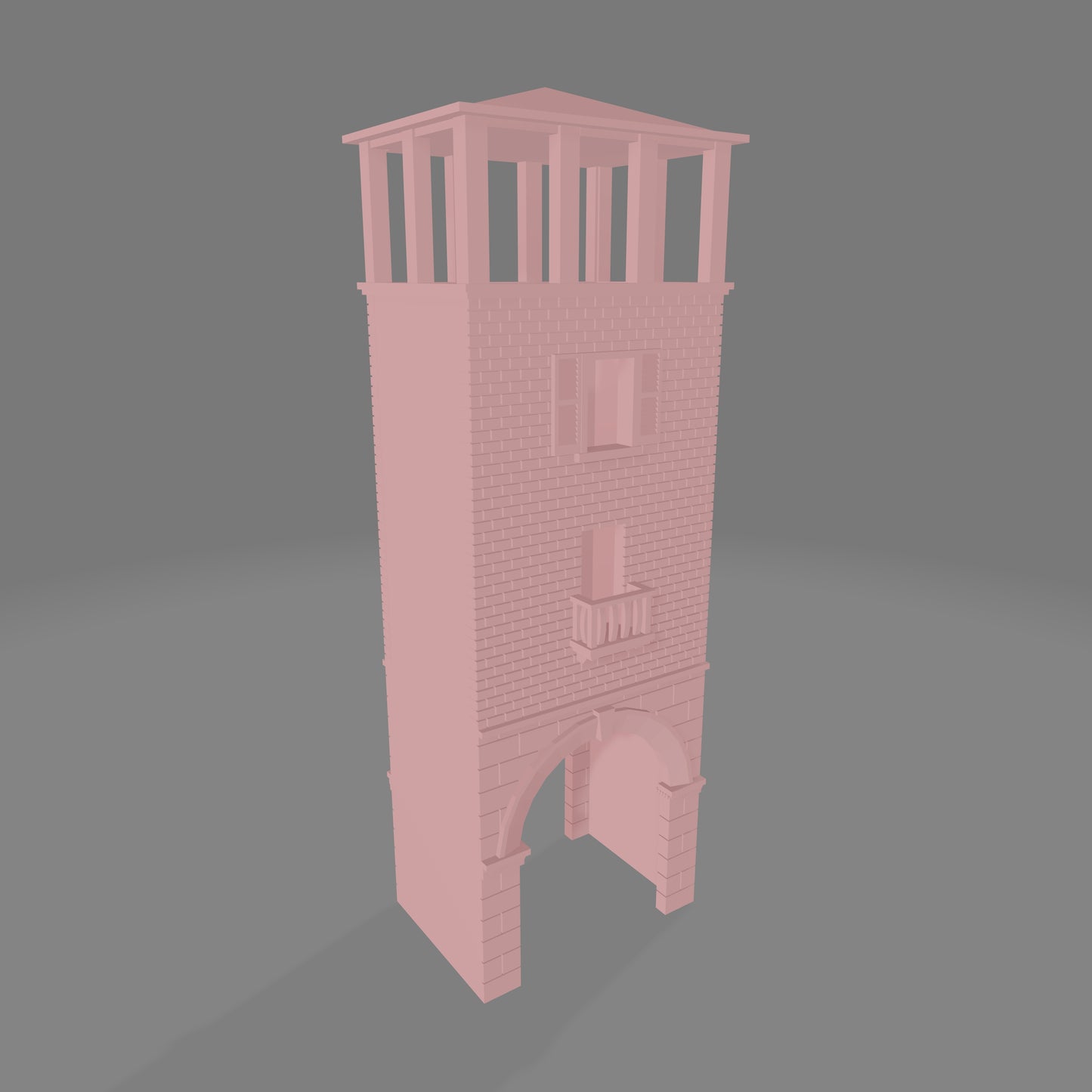 Italian Verona Tower - Commissioned