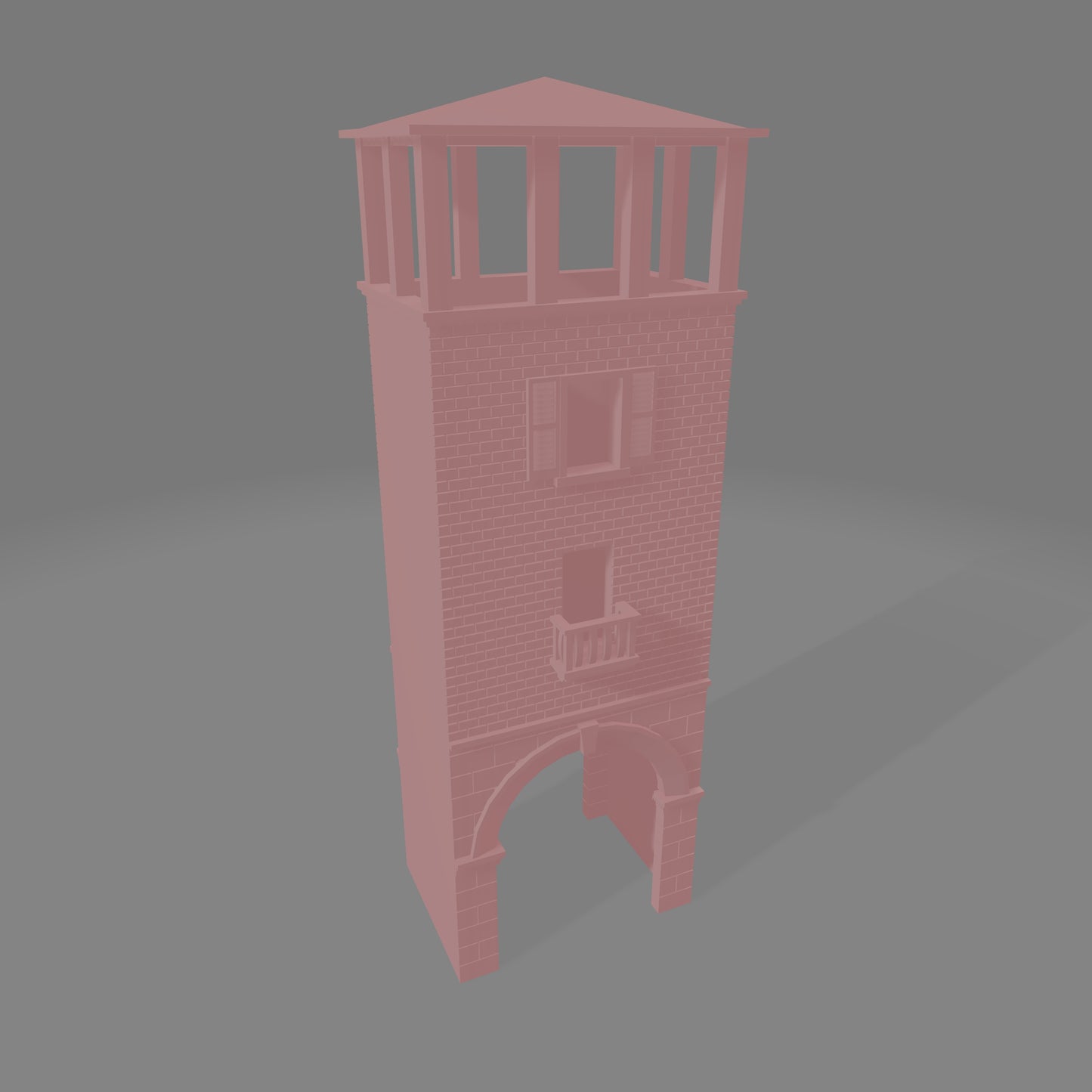 Italian Verona Tower - Commissioned