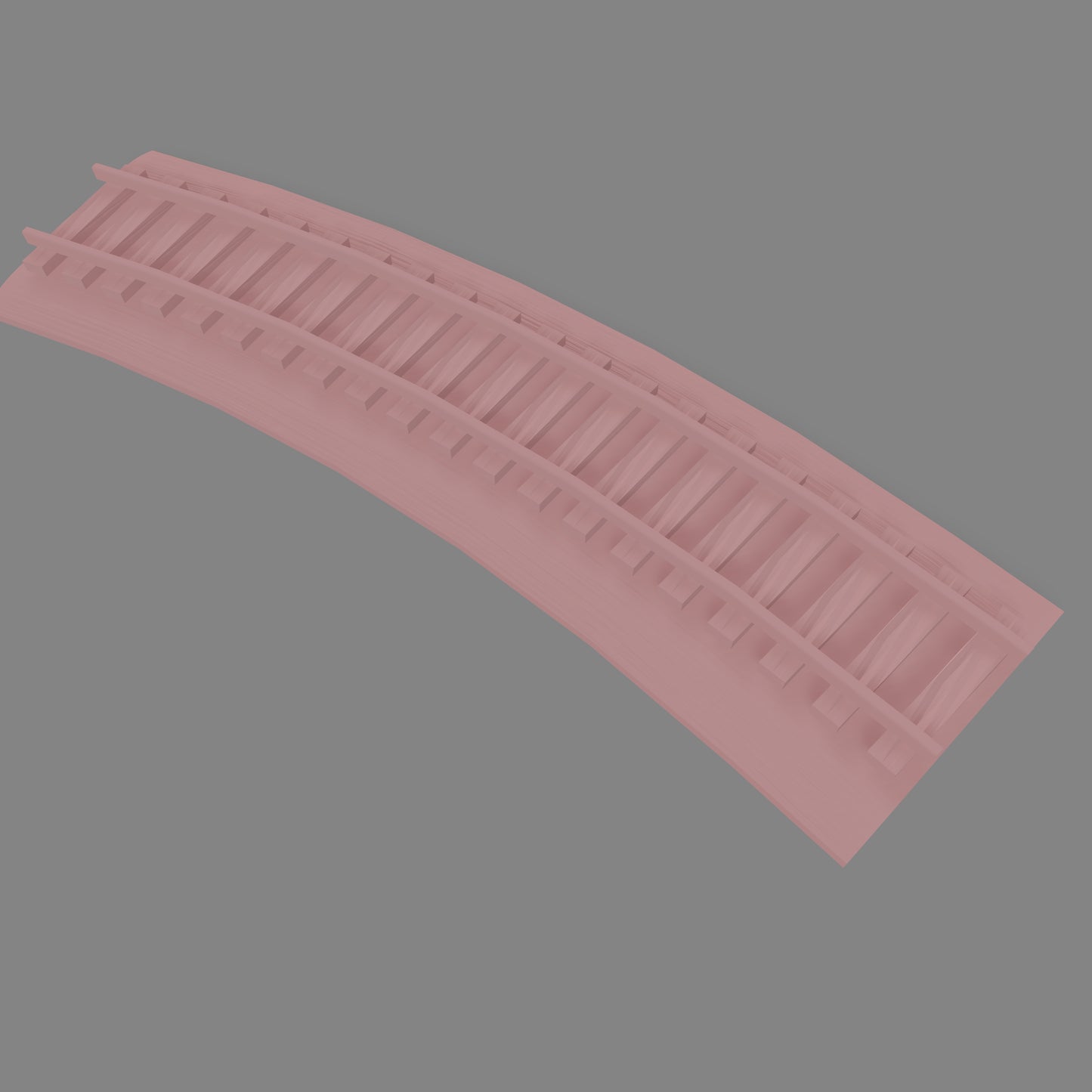 Railroad tracks Curve x1- Commissioned