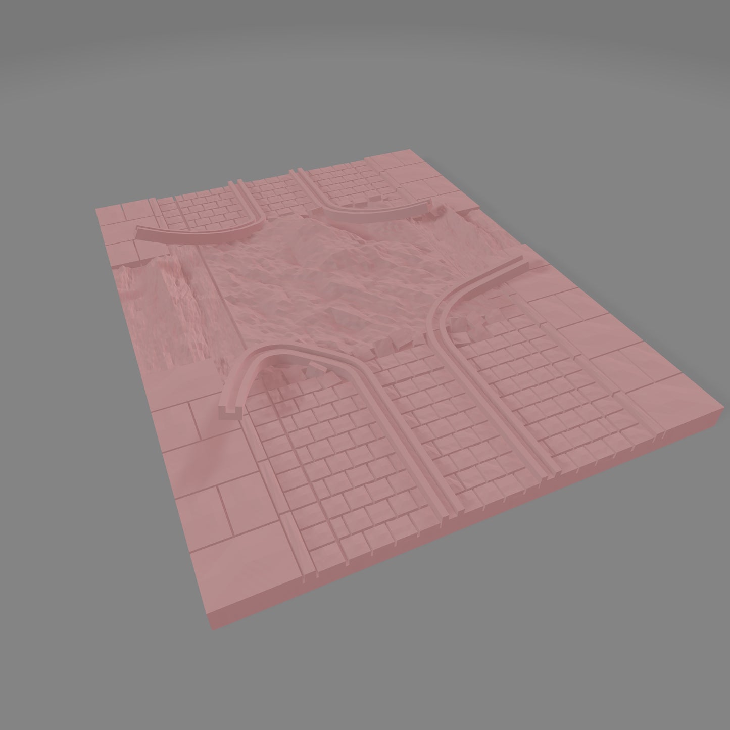 Tram Rail Crater x1 - Commissioned