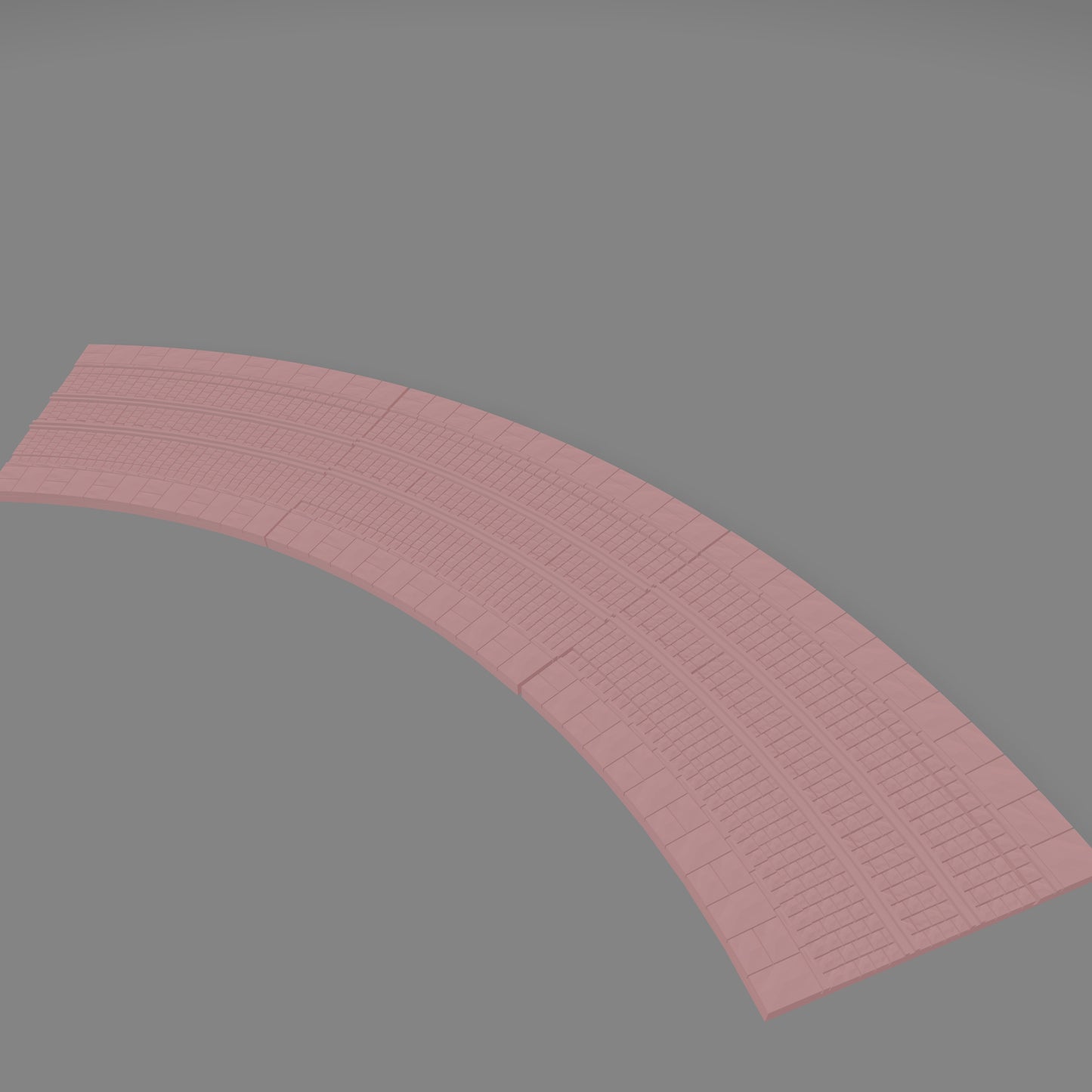 Tram Rail Curve x3 - Commissioned