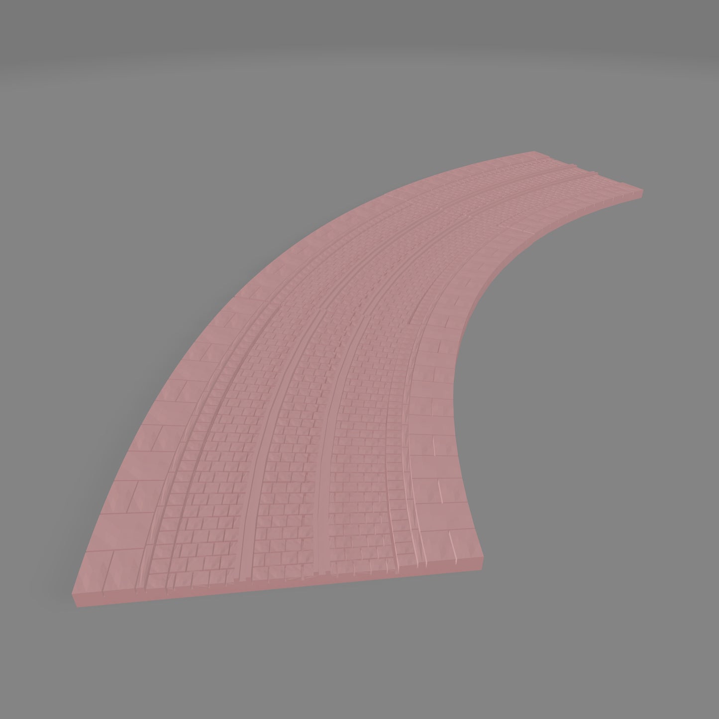 Tram Rail Curve x3 - Commissioned