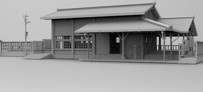 Japanese Train Station STLs