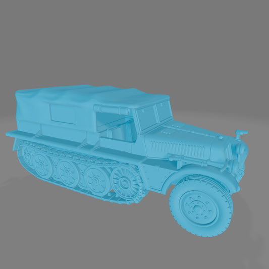 German Sd. Kfz. 10/2 - Canopy