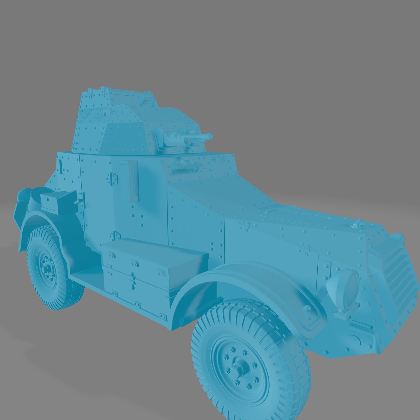 French Panhard 165 w. 25mm