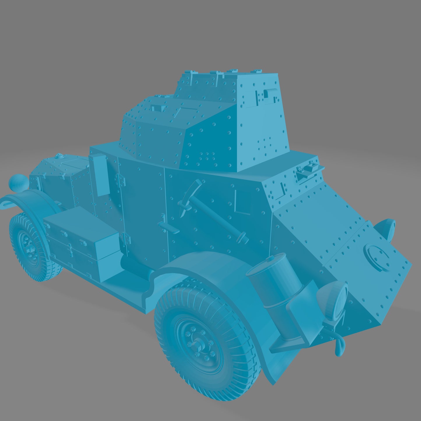 French Panhard 165 w. 25mm