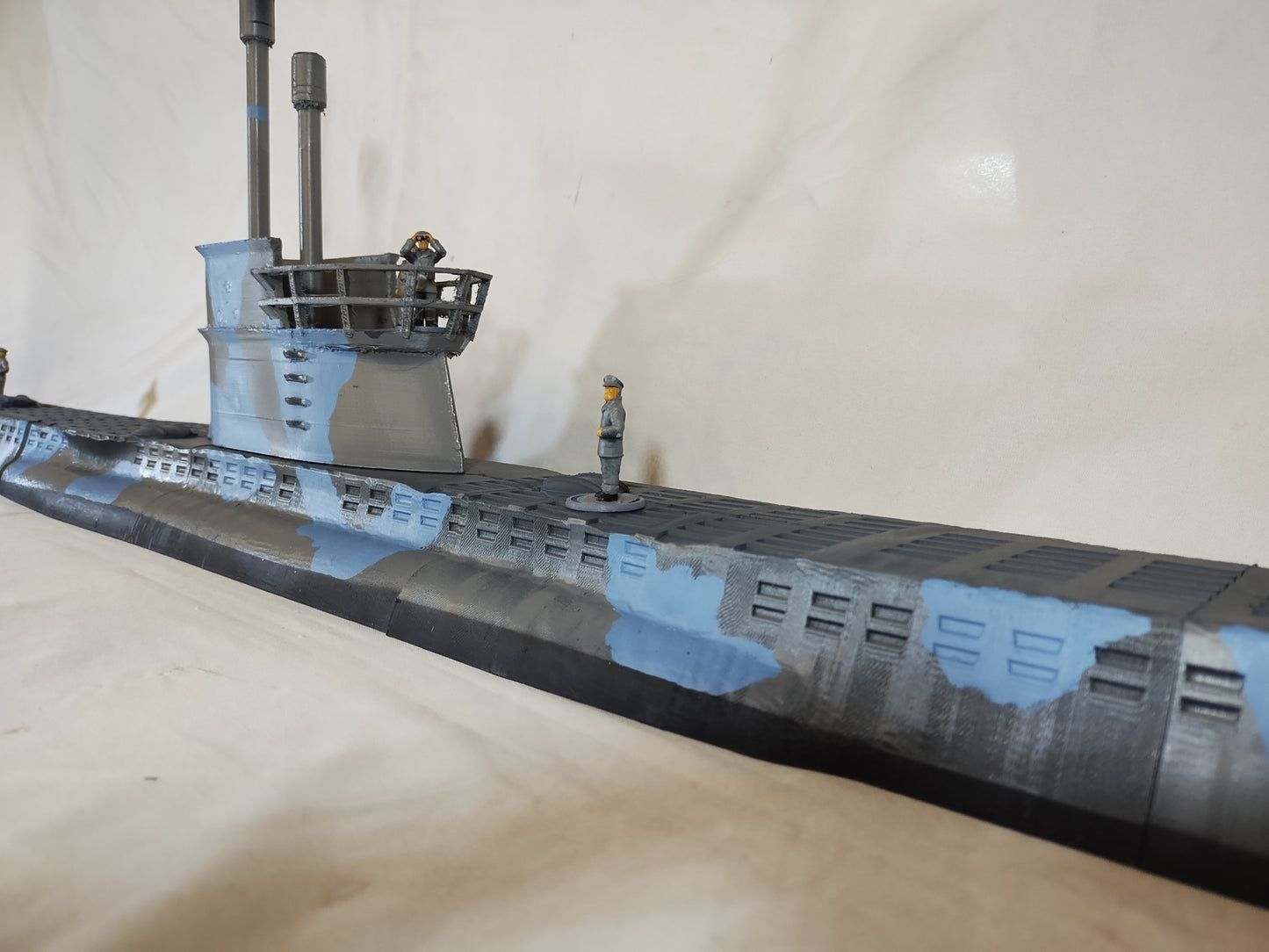 German U-Boat w. Crew 28mm