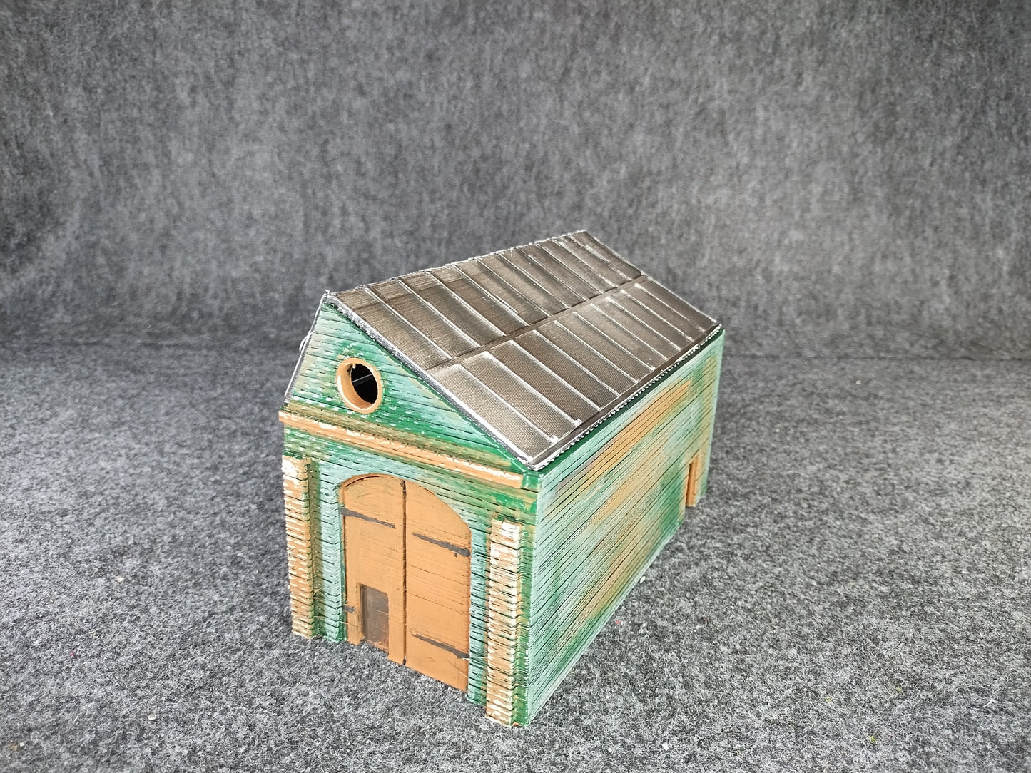 Single Warehouse Green - 28mm/Painted