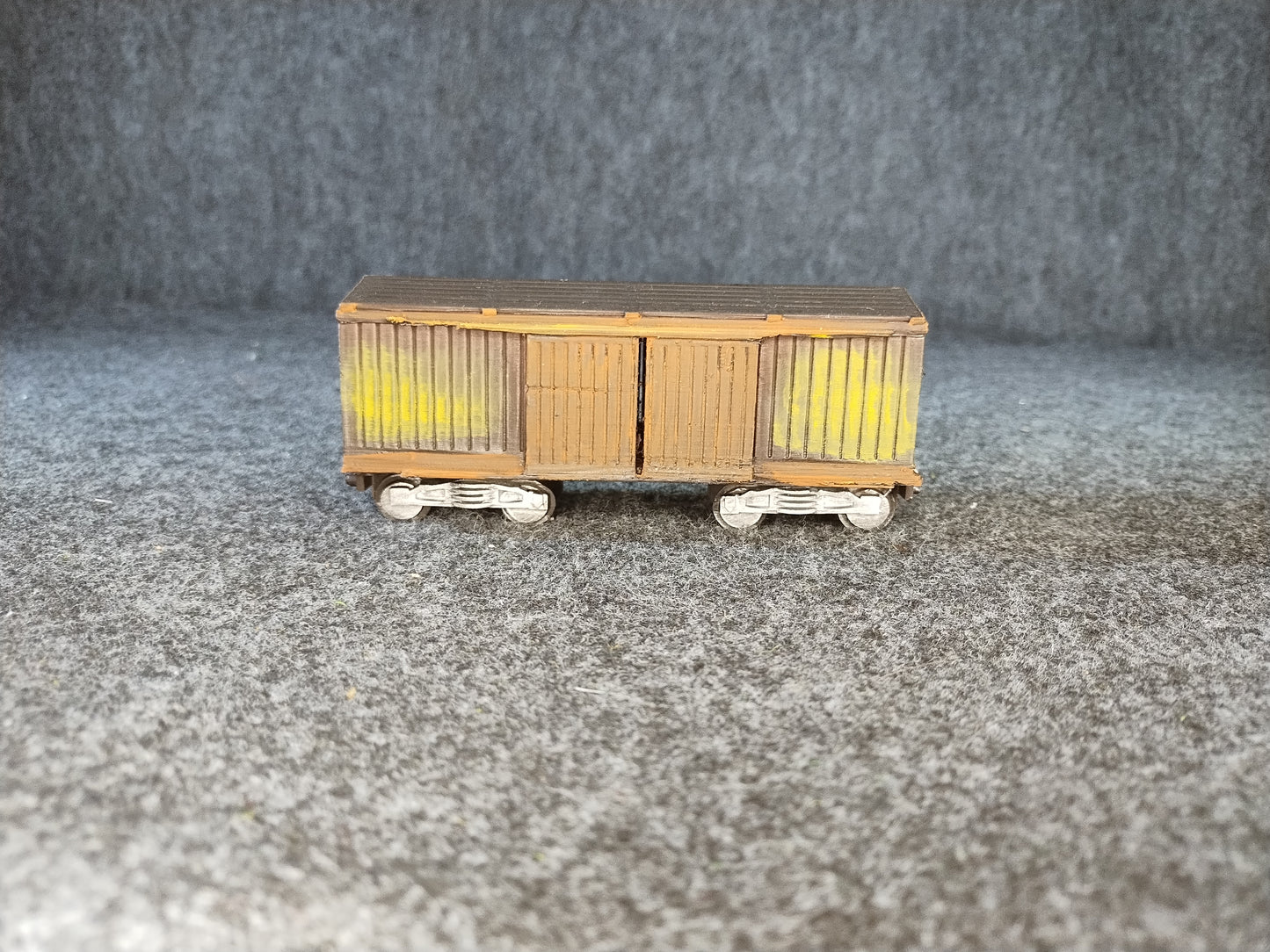 Rolling Stock Wooden Train Cart Yellow/Brown