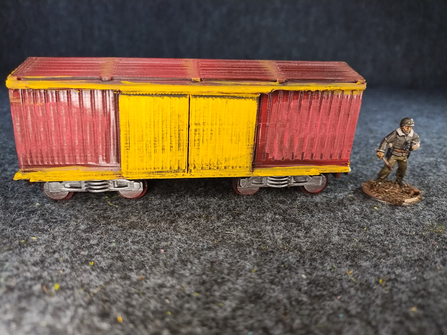 Rolling Stock Wooden Train Cart Yellow