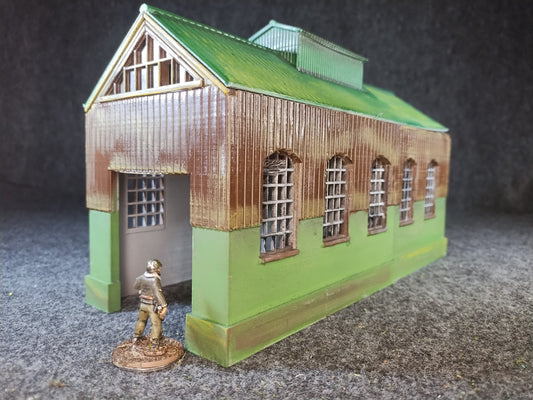 Engine Shed Green - 28mm/Painted